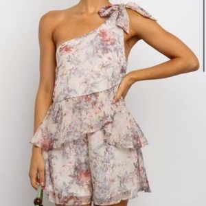 Petal and Pup Valeria Playsuit cream